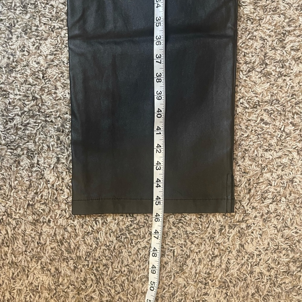 New York & Company Black Faux Leather Leggings Women’s Size XXL 2X New With Tags - Picture 10 of 13
